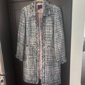 Focus 2000 Tweed Blazer - Black, White, and Pink